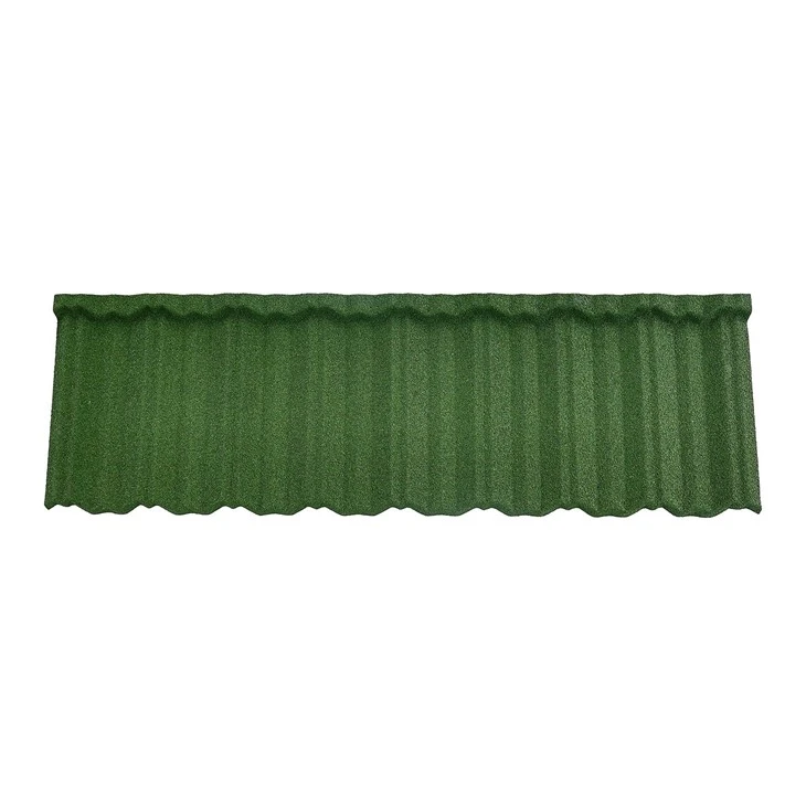 High Quality 0.5mm Shingle Stone Coated Metal Roof Tile suppliers