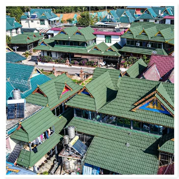 Custom Size Aluminum Zinc Steel Roofing Tiles Metal Roof Tile